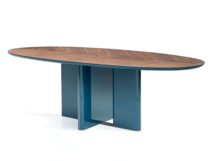 PRINCIPE MP.600 - Oval walnut table _ Arte Brotto